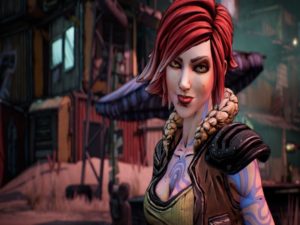 Lilith, one of the main non-player characters in Borderlands 3. Image sourced from Borderlands.
